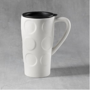 CC-337 Dots Travel Mug Straight